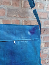 Load image into Gallery viewer, Vintage handmade  Extra large leather Egyptian themed messenger bag Kargo Fresh