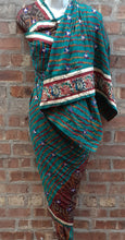 Load image into Gallery viewer, Vintage handmade Indian Sari Rayon Sequins Hand Embellished Kargo Fresh