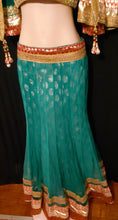 Load image into Gallery viewer, Vintage handmade Silk Indian Choli Sari and Lehenga Set Size Large Kargo Fresh