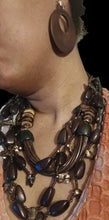 Load image into Gallery viewer, Vintage layered boho necklaces and clip on earrings set Kargo Fresh