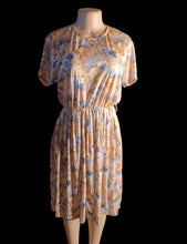Load image into Gallery viewer, Vintage secretary Greek Midi dress 1980s M Kargo Fresh