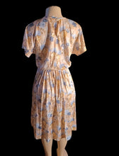 Load image into Gallery viewer, Vintage secretary Greek Midi dress 1980s M Kargo Fresh