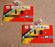 Load image into Gallery viewer, Vintage style Cassette Tape CLIP ON Earrings Kargo Fresh