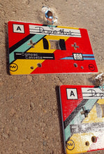 Load image into Gallery viewer, Vintage style Cassette Tape CLIP ON Earrings Kargo Fresh
