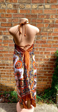 Load image into Gallery viewer, Vintage style scarf halter Dress Free Size Kargo Fresh