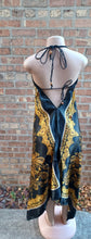 Load image into Gallery viewer, Vintage style scarf halter Dress Free Size Kargo Fresh