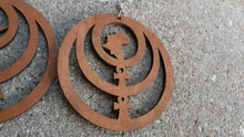Load image into Gallery viewer, Wooden Ankh & Africa Earrings Kargo Fresh
