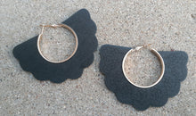 Load image into Gallery viewer, Wooden Hoop Earrings Kargo Fresh