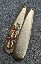 Load image into Gallery viewer, XL Handpainted Wooden Earrings Kargo Fresh