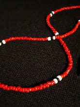 Load image into Gallery viewer, Mens Chunky Extra Large Ankh Pendant and Maasai Bead Necklace