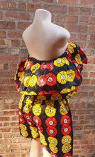 Load image into Gallery viewer, Handmade Ankara African Wax Cloth Shorts Set Free Size