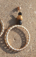 Load image into Gallery viewer, Extra large Handmade Gold Metal Hoop Clip On Earrings