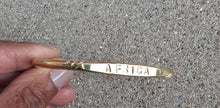 Load image into Gallery viewer, Mens Vintage Africa Brass Bracelet 175395