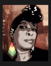 Load image into Gallery viewer, Clip On Wooden Afrocentric Handpainted Design Earrings