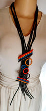 Load image into Gallery viewer, Abstract Rubber Pop Art Earrings and Necklace Set