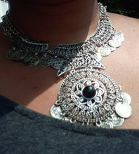 Load image into Gallery viewer, Handmade Boho Charm Necklace and Clip On Earrings Set