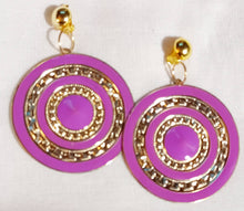 Load image into Gallery viewer, Unique Hammered Metal Dangle Clip On Earrings