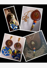 Load image into Gallery viewer, Ethnic Style Necklace and Clip On Earring Set