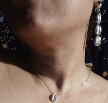 Load image into Gallery viewer, Handmade Clip On minimalist Cowrie Shell Earrings and necklace set