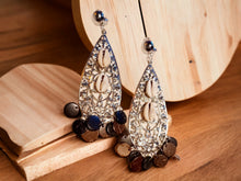 Load image into Gallery viewer, Handmade Vintage Chunky Boho Cluster Clip On Earrings