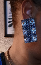 Load image into Gallery viewer, Handmade Acrylic and Felt Clip On Earrings