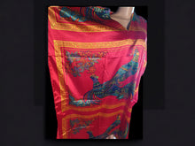 Load image into Gallery viewer, Boho Peacock Print Kaftan, One Size (Fits Up to 3XL)