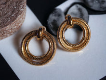 Load image into Gallery viewer, Classic Clip On multi Hoop Earrings Gold