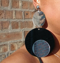 Load image into Gallery viewer, Giant handmade originals Acrylic Pop Art Earrings Clip on Style