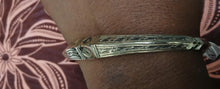 Load image into Gallery viewer, Mens Vintage African Carved brass Tuareg Tribe Brass Bracelet. #1735dc