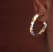 Load image into Gallery viewer, Vintage Tjg Clip On hoop Earrings
