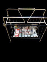 Load image into Gallery viewer, Mid century modern Atomic Magazine Rack 1960s era