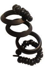 Load image into Gallery viewer, Vintage Chunky Wooden Bangle Set of 5