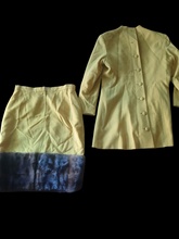 Load image into Gallery viewer, Vintage 1960s Travilla Mink and wool crepe suit Vintage size 16