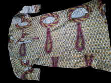 Load image into Gallery viewer, Mens Vintage Handmade African Thobe 2 piece set free size L-XL