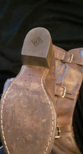 Load image into Gallery viewer, Rare Donald J. Pliner "Dax" Leather Harness Boots