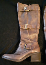 Load image into Gallery viewer, Rare Donald J. Pliner "Dax" Leather Harness Boots