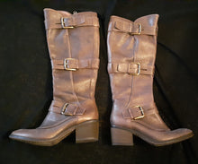 Load image into Gallery viewer, Rare Donald J. Pliner "Dax" Leather Harness Boots