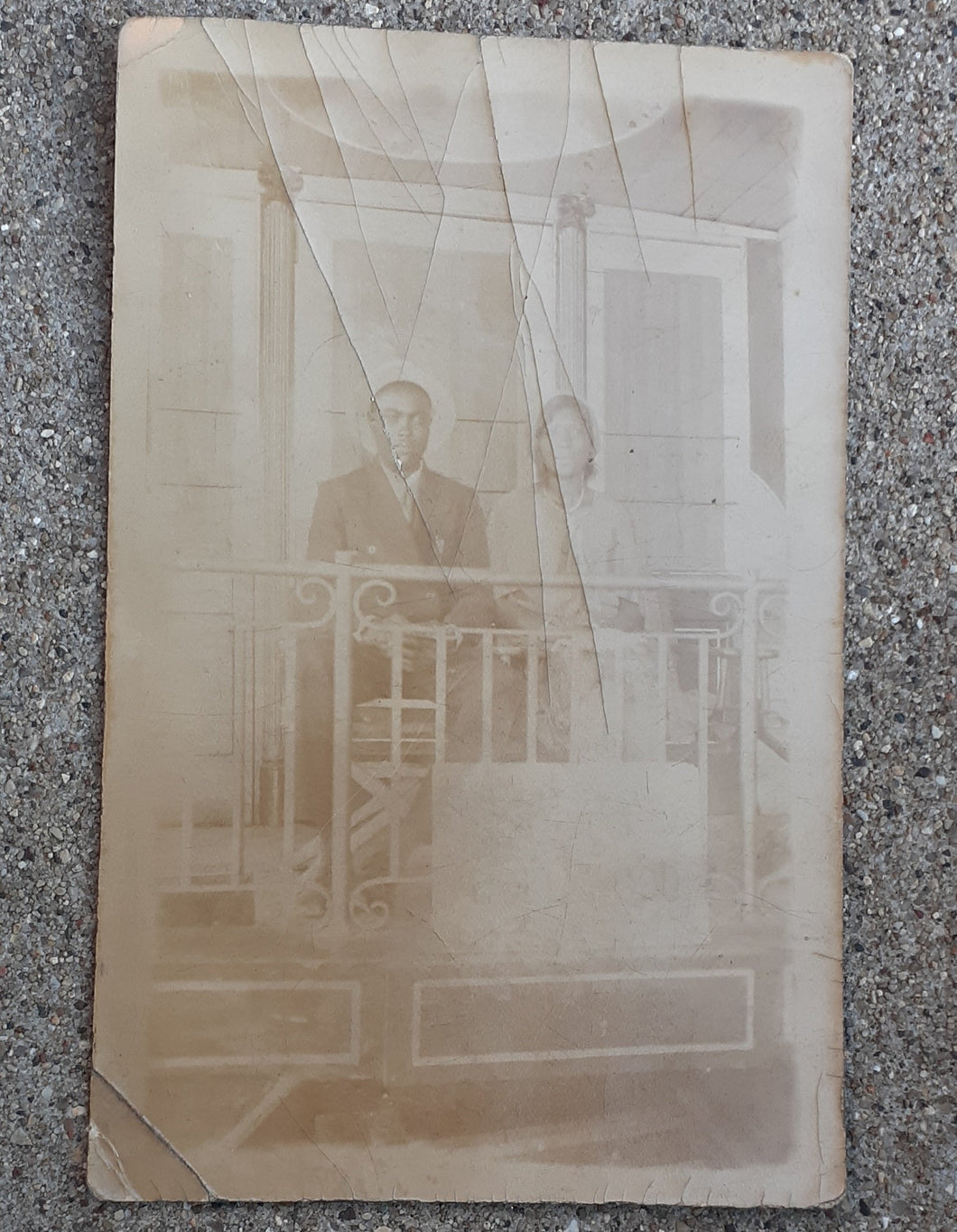 1920s Era Black American Family Cabinet Photo PostCard Kargo Fresh