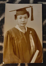 Load image into Gallery viewer, 1940s Black American Beautiful Graduation Photo Kargo Fresh
