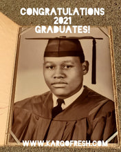 Load image into Gallery viewer, 1950s  Black American Graduation Cabinet Photo Kargo Fresh
