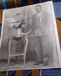 1950s  Black American Teen Cabinet Photo Kargo Fresh