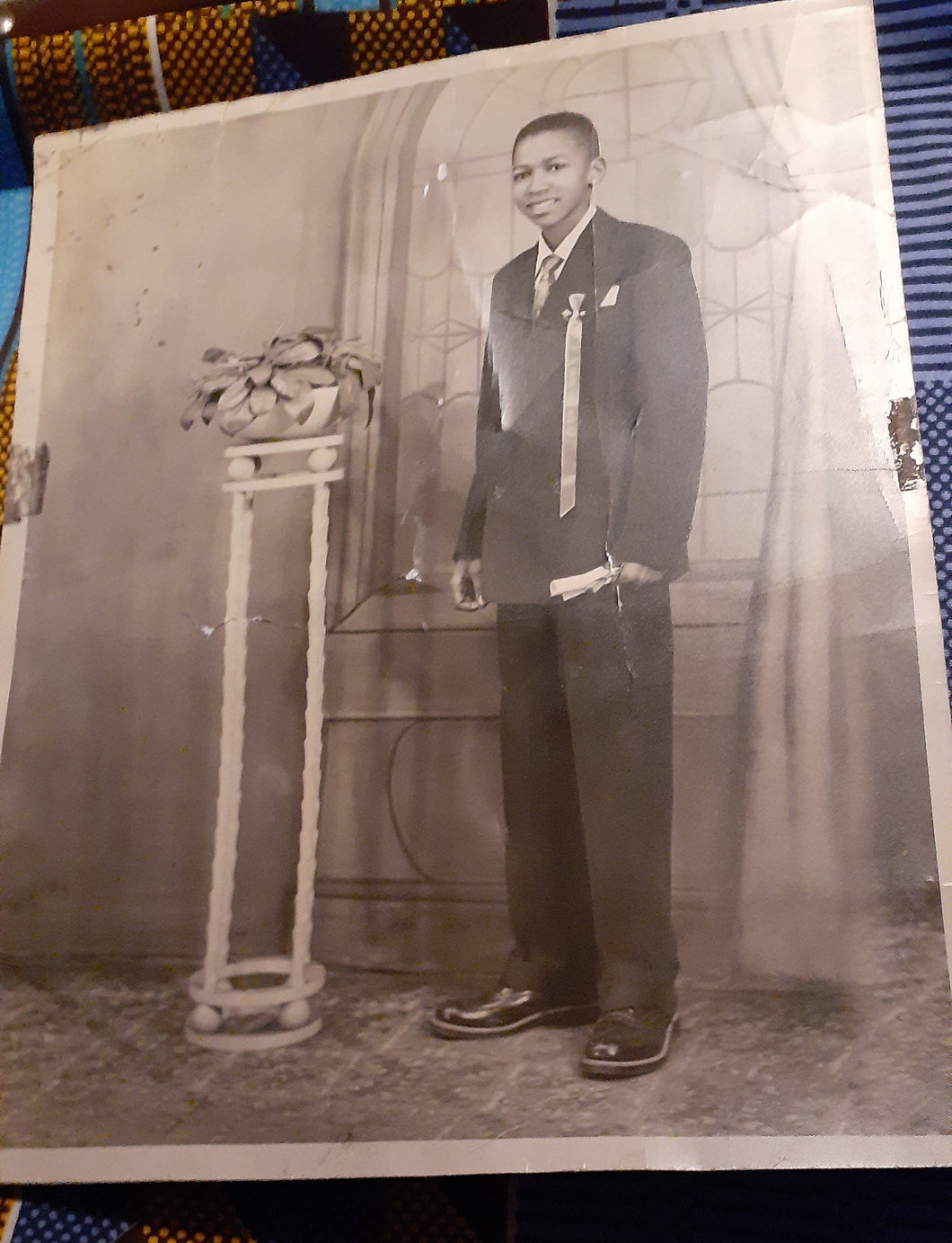 1950s  Black American Teen Cabinet Photo Kargo Fresh