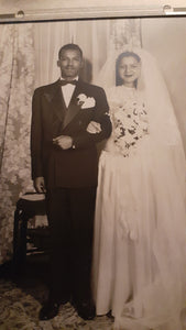 1950s  Black American Wedding Cabinet Photo Kargo Fresh