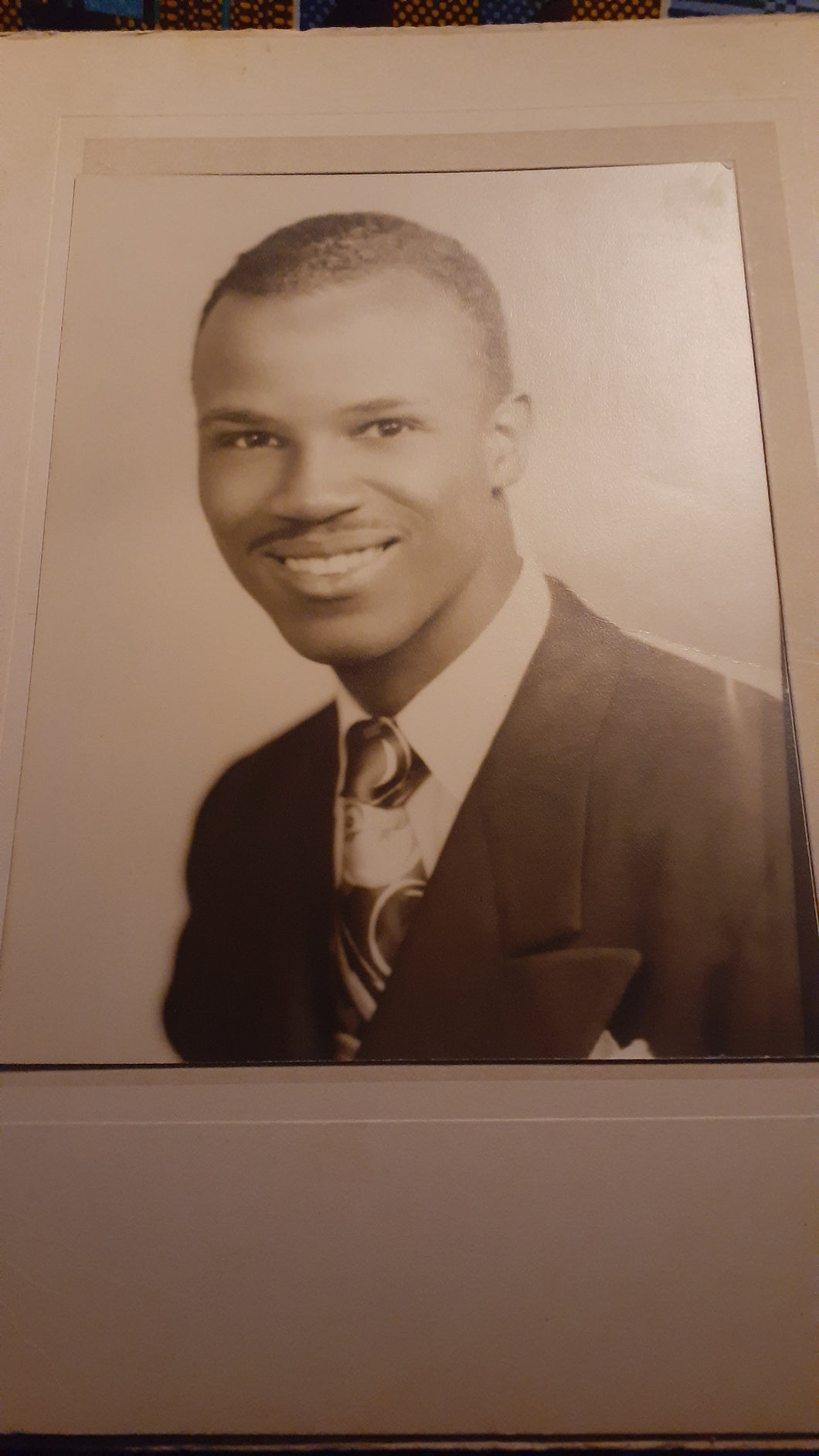 1950s  Black American Young Gentlemen Cabinet Photo Kargo Fresh