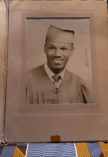 1950s  Black American Young Graduating Gentlemen Cabinet Photo Kargo Fresh