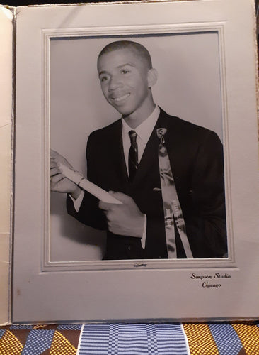 1950s  Black American Young Graduating Gentlemen Cabinet Photo Kargo Fresh