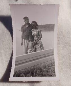 1950s  Black American Young family Cabinet Photo Kargo Fresh