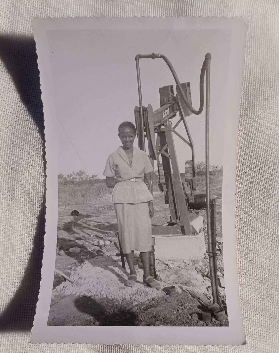 1950s  Black American Young lady Cabinet Photo Kargo Fresh