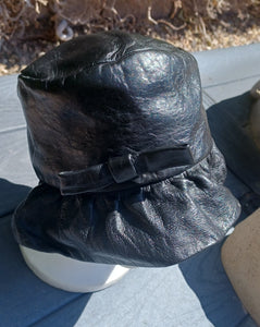 1950s era Roberta Bernay leather bucket hat Kargo Fresh