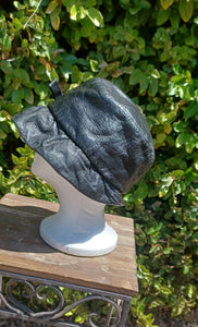 1950s era Roberta Bernay leather bucket hat Kargo Fresh